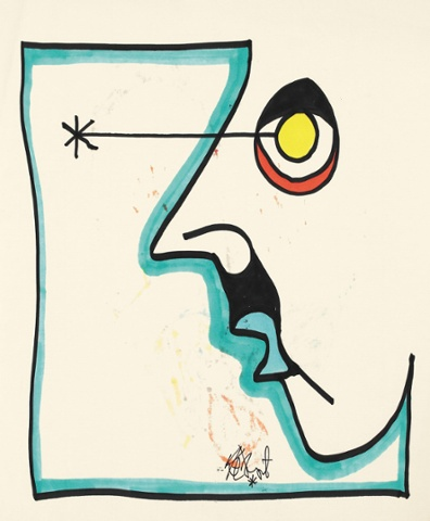 Illustration for article titled Are Kurt Vonnegut's Drawings Quirky Or Just Horrifying?